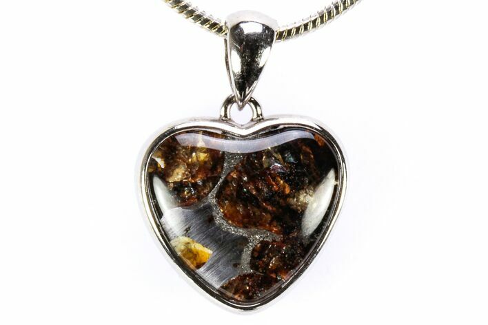Seymchan Pallasite Meteorite Pendant - Russia #335528